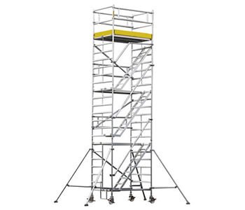 double height lader aluminium scaffolding