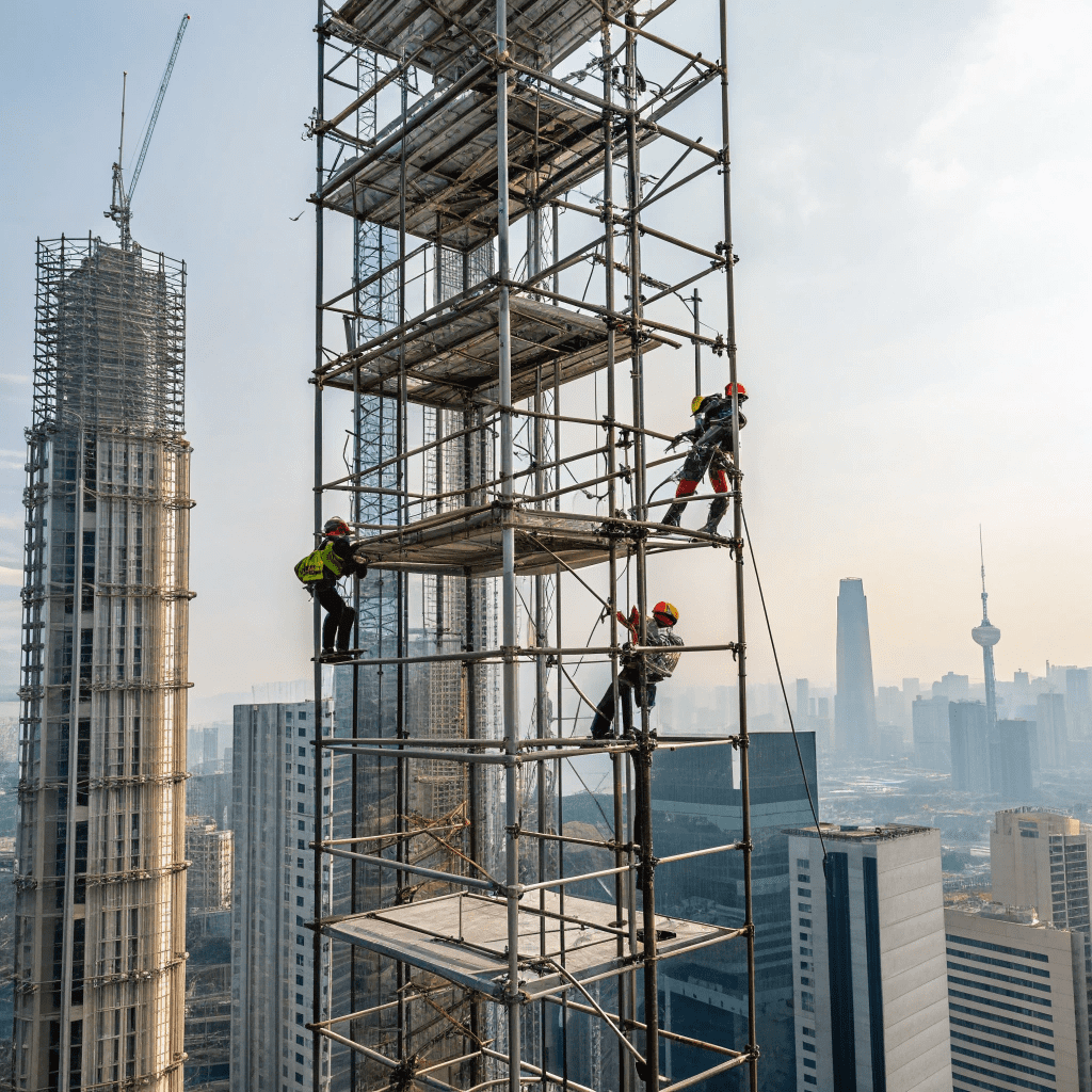 scaffolding on rent images