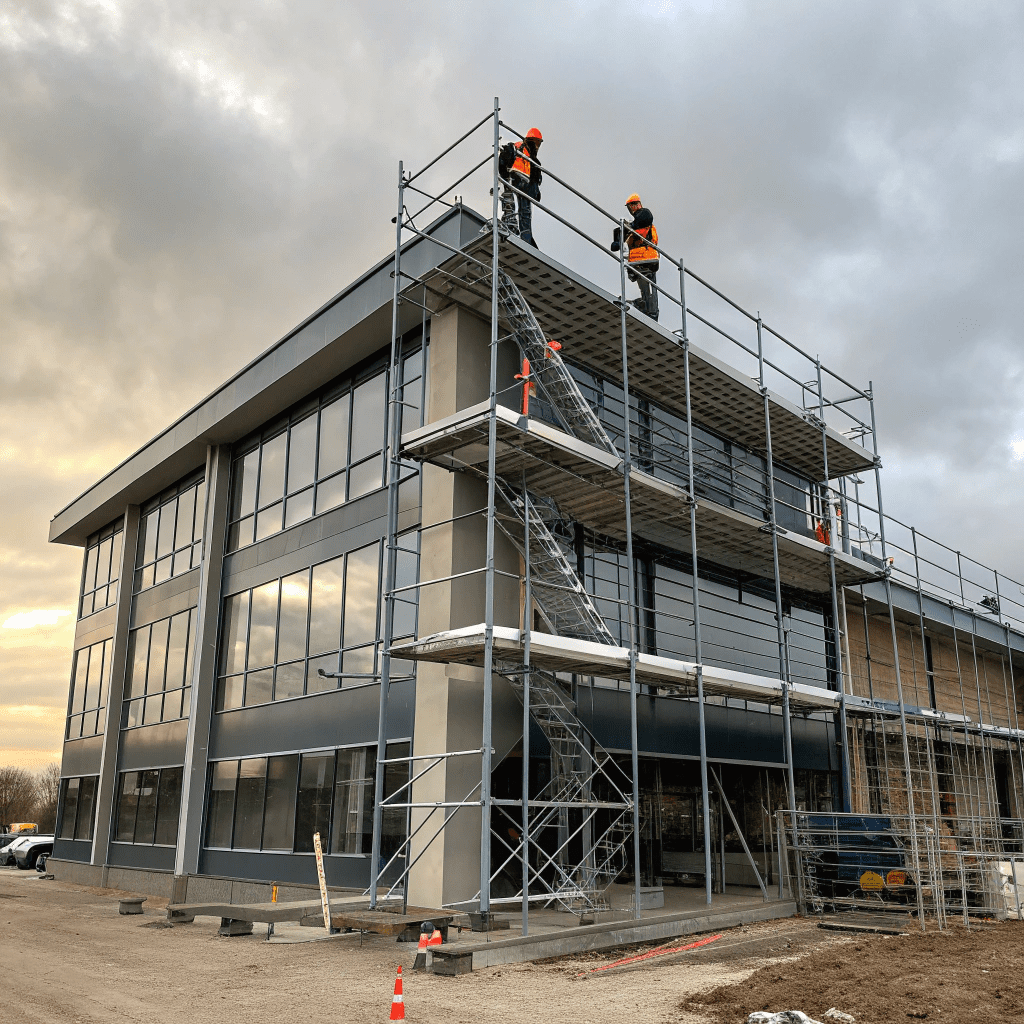 scaffolding on rent images